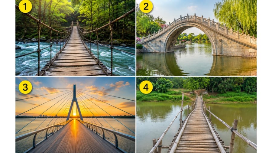 Bạn muốn chọn cây cầu nào?