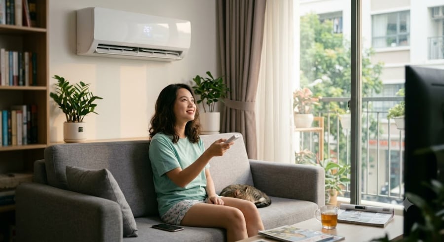 Con số biết nói: Các nghiên cứu thực tế cho thấy, chỉ cần tăng 1°C trên điều hòa, bạn đã có thể giảm từ 7% đến 10% lượng điện tiêu thụ. 