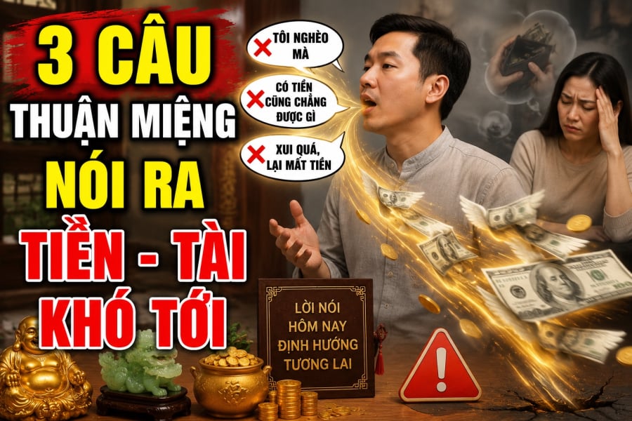 Có những câu nói tưởng chừng vô hại, nói thành thói quen nhưng lâu dần lại tạo nên tâm lý tiêu cực, khiến bản thân đánh mất cơ hội và khó tích tụ tài lộc.