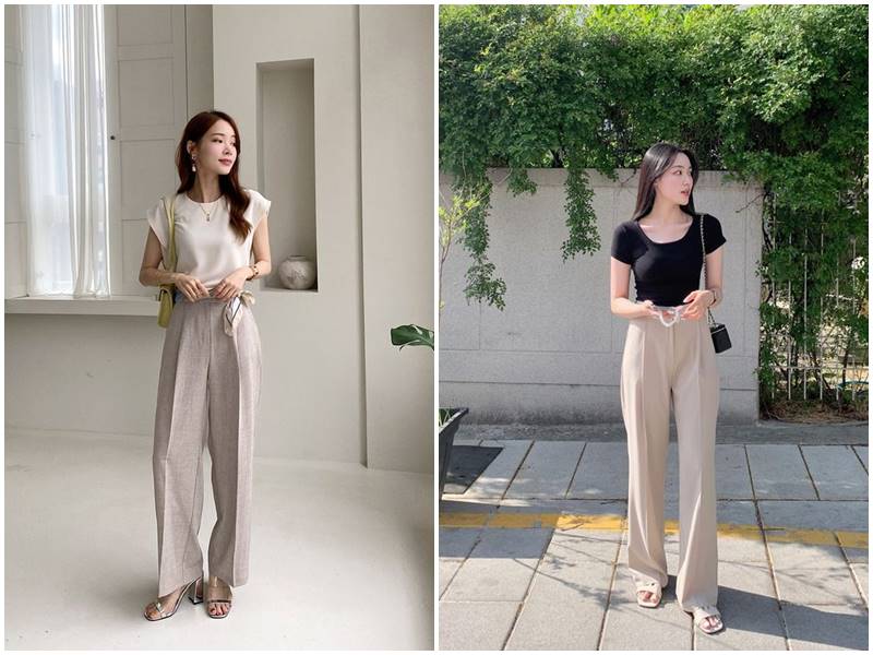  Khi cả phần trên và phần dưới đều có độ rũ lớn, tổng thể dễ trở nên thiếu gọn gàng, khiến vóc dáng trông nặng nề và kém thanh thoát.
