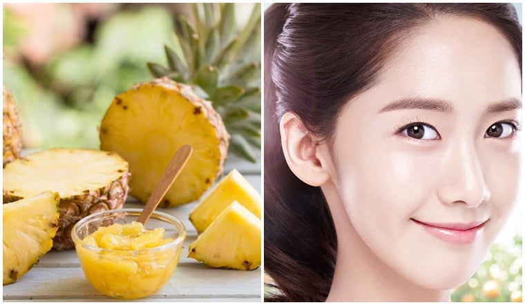 Một trong những cách làm đẹp được nhiều người áp dụng là kết hợp nước ép dứa với sữa tươi không đường và nước dừa tươi.
