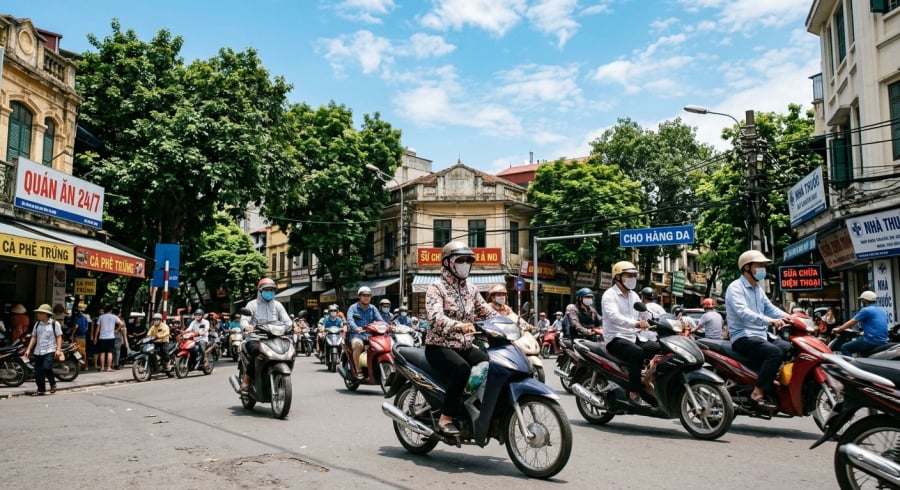 Miền Bắc chỉ còn khoảng hai ngày nắng nóng trước khi chuyển sang mưa lớn diện rộng từ đêm 27/7.