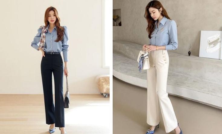 Chất vải có độ rủ nhẹ cùng bề mặt bóng vừa phải giúp tổng thể trở nên cao cấp mà không cần thêm quá nhiều điểm nhấn.