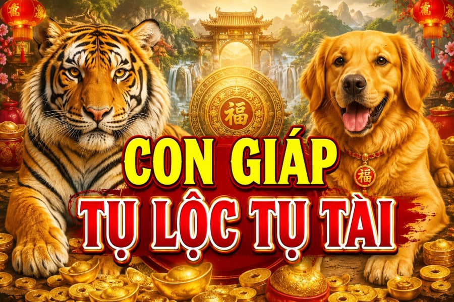 Tụ Lộc Tụ Tài 3 năm (2026, 2027, 2028): 3 con giáp Tiền vào thẳng cửa