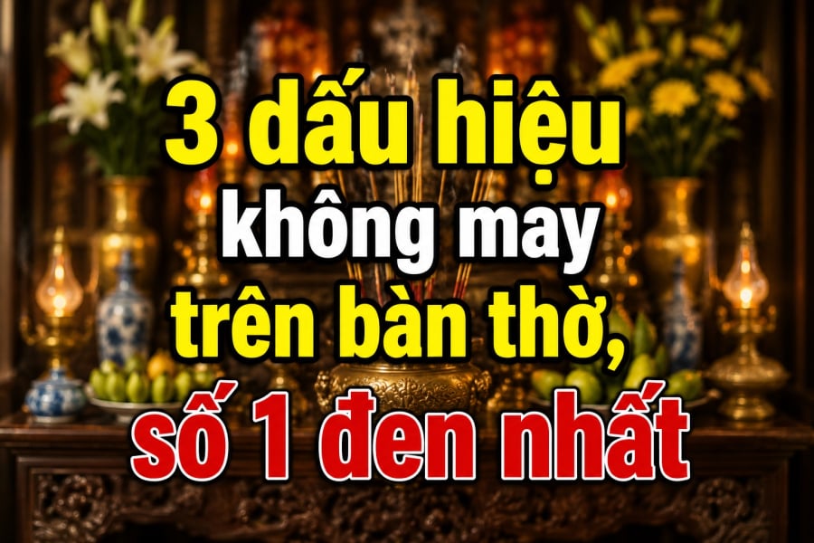 Theo quan niệm dân gian, bàn thờ là nơi thể hiện lòng thành kính với tổ tiên và cũng là không gian tâm linh quan trọng trong mỗi gia đình. 