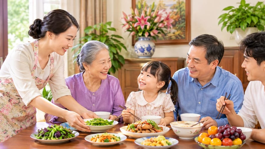 Gia đình êm ấm bắt nguồn từ những thói quen này