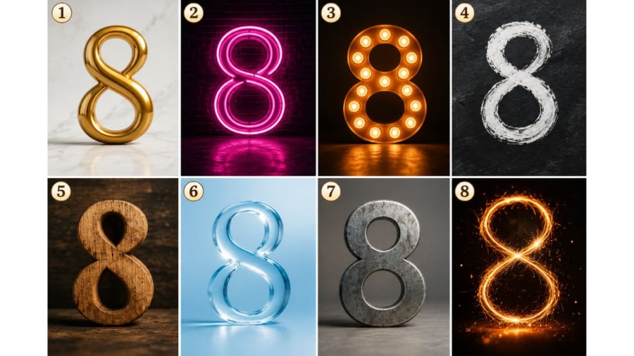 Bạn chọn số 8 nào?