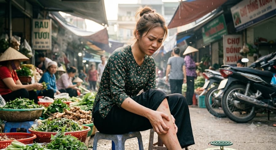 Nhiều nghiên cứu chỉ ra rằng, mẹ bầu có nguy cơ bị muỗi đốt cao gấp đôi so với phụ nữ bình thường.    