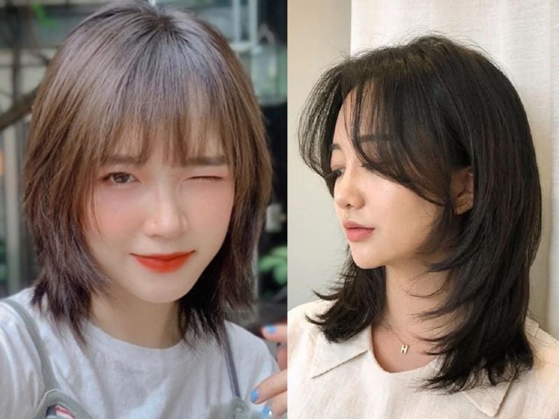  Độ dài vừa chạm xương hàm giúp định hình lại đường viền khuôn mặt mà không làm mất đi vẻ mềm mại.