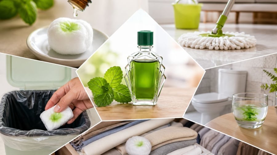 Dầu gió rất có khả năng khử hôi trong nhà