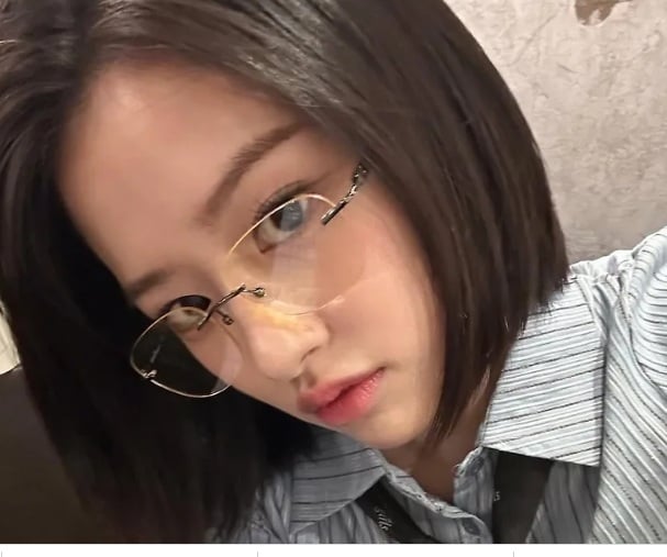 Nếu muốn tạo dấu ấn khác biệt, kính không gọng dáng oversized là lựa chọn đáng thử. 