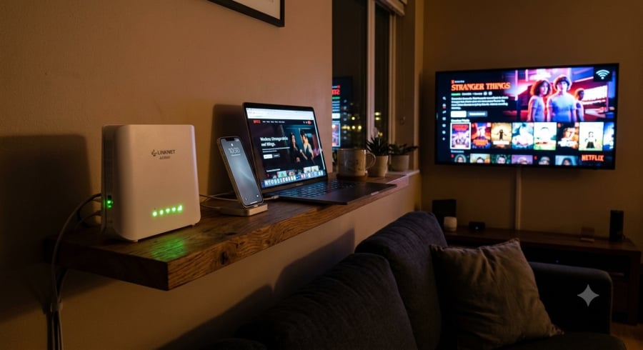 Nhiều gia đình duy trì WiFi hoạt động 24/7 để phục vụ nhu cầu kết nối và các thiết bị thông minh.