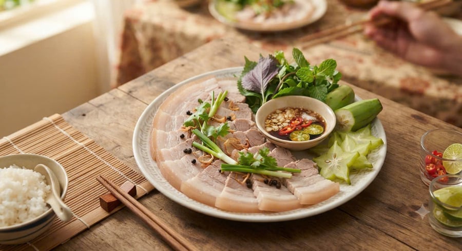 Luộc thịt ngon 