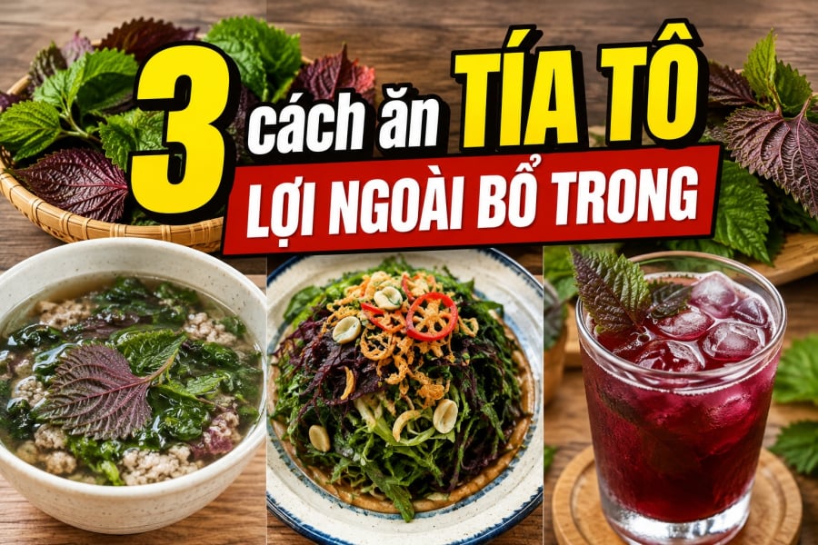 Từ lâu, tía tô đã xuất hiện trong các bài thuốc Đông y nhằm hỗ trợ giải cảm, làm ấm cơ thể, giảm đầy bụng, kích thích tiêu hóa và chăm sóc làn da.    