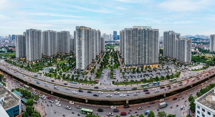 Giá nhiều căn hộ chung cư dọc Vành đai 3 đã giảm nhẹ sau giai đoạn tăng nóng nhưng vẫn ở mức cao.