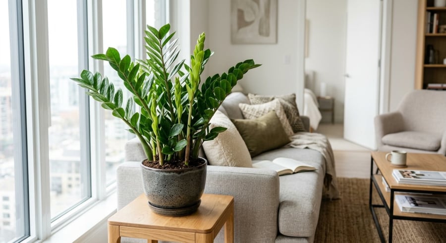 Cây kim tiền ra nhiều chồi non được nhiều người quan niệm là dấu hiệu của sự sinh sôi, tài lộc và may mắn.