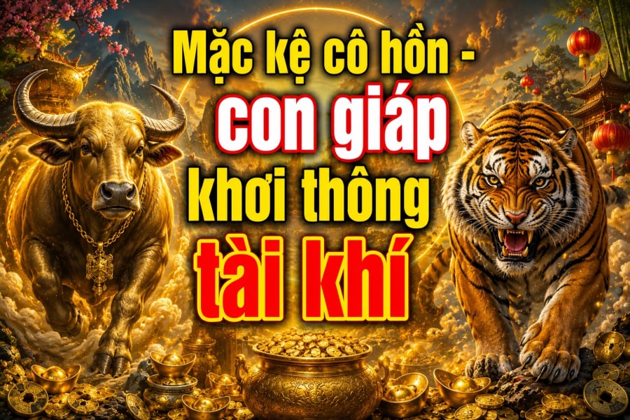 Mặc kệ tháng Cô hồn, 4 con giáp vẫn được khơi thông tài khí