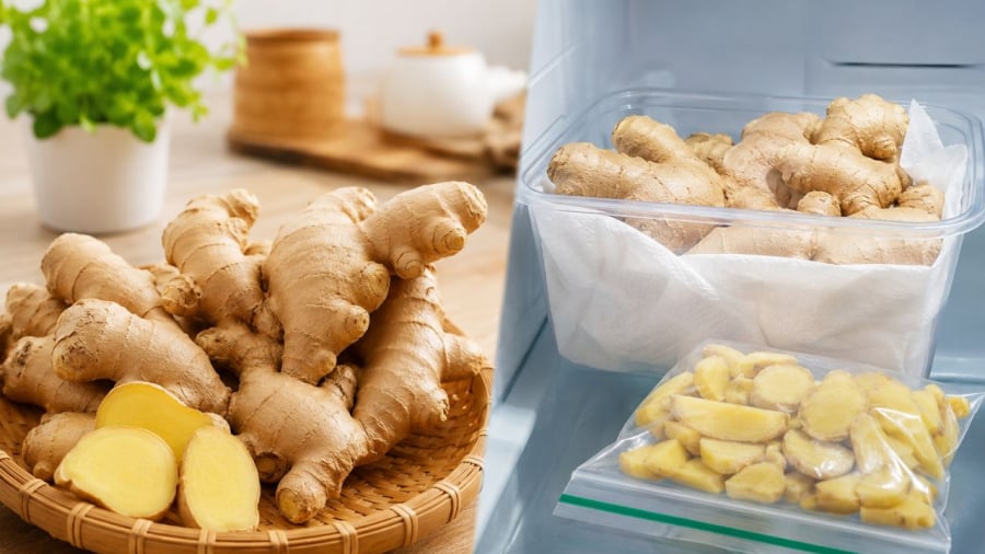 Chú ý cách bảo quản gừng đúng cách