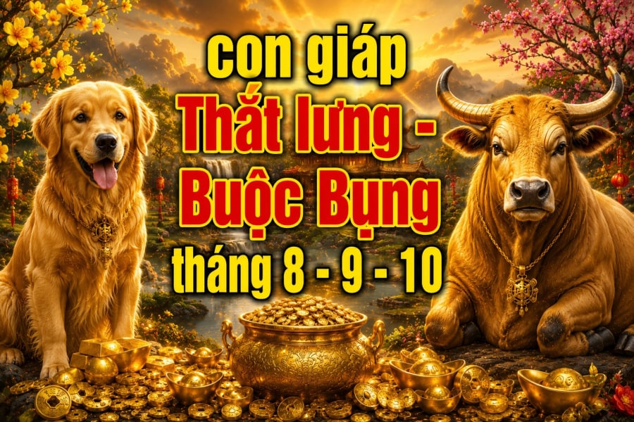 3 con giáp Thắt Lưng Buộc Bụng, cẩn thận mất Tiền tháng 8,9,10