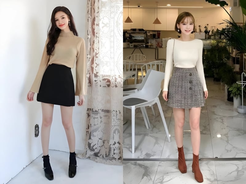 Nếu yêu thích những thiết kế vừa dễ mặc vừa có khả năng che khuyết điểm, chân váy chữ A là lựa chọn rất đáng cân nhắc.    