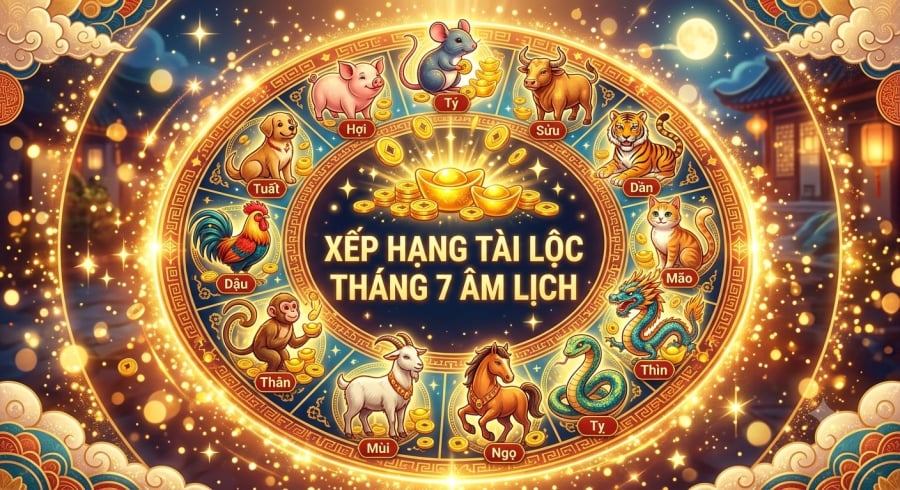 Tháng 7 âm lịch, vận trình tài chính của 12 con giáp có nhiều biến động, với những tuổi đón cơ hội gia tăng thu nhập và những tuổi cần thận trọng trong chi tiêu.