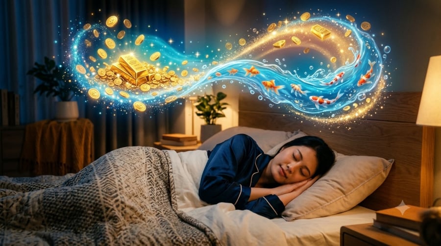 Theo quan niệm dân gian, một số giấc mơ được xem là dấu hiệu báo trước những cơ hội tài lộc.
