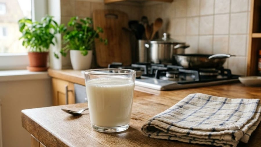Bạn có thể tận dụng sữa tươi hết hạn để dưỡng da.