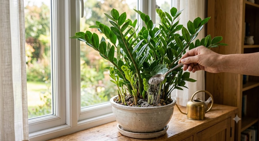 Chỉ nên dùng một lượng nhỏ tro bếp sạch mỗi tháng để bổ sung khoáng chất cho cây.