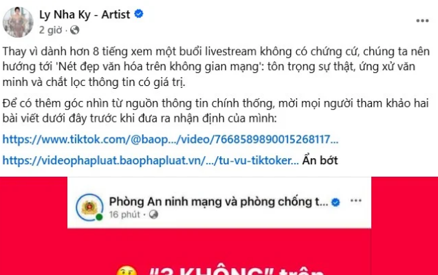 Lý Nhã Kỳ đăng tải thông điệp kêu gọi tôn trọng sự thật, ứng xử văn minh giữa ồn ào