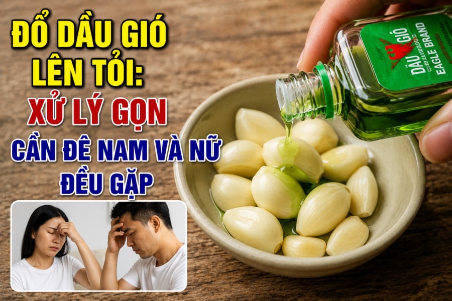 Có những mẹo dân gian được truyền tai nhau từ đời này sang đời khác, trong đó có cách đổ dầu gió lên tỏi rồi để qua một thời gian trước khi sử dụng. 