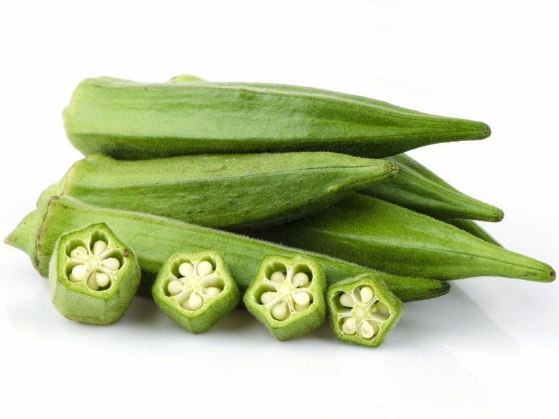 Đậu bắp chứa nhiều dưỡng chất như vitamin C, vitamin A, vitamin K, folate, magie và kali.