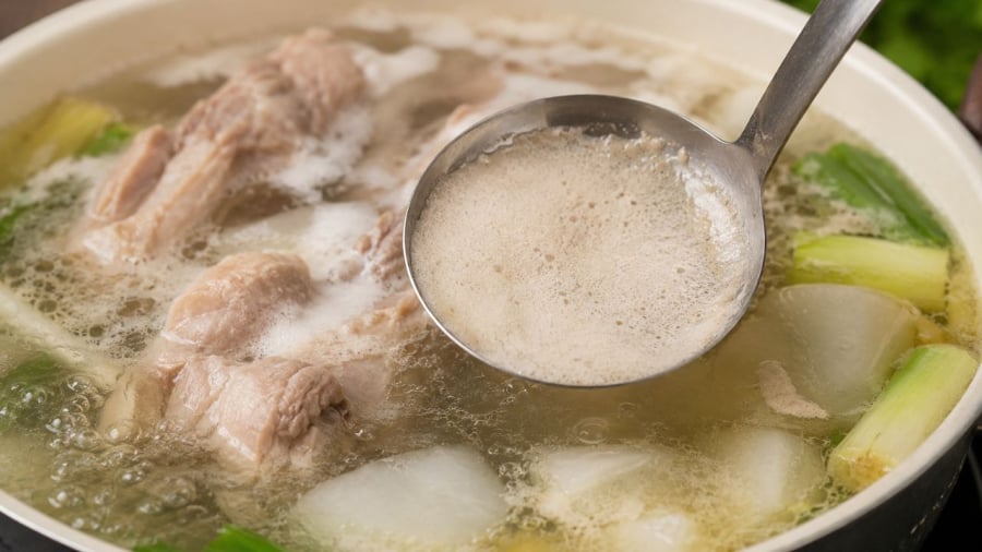 Những lớp bọt này là gì?