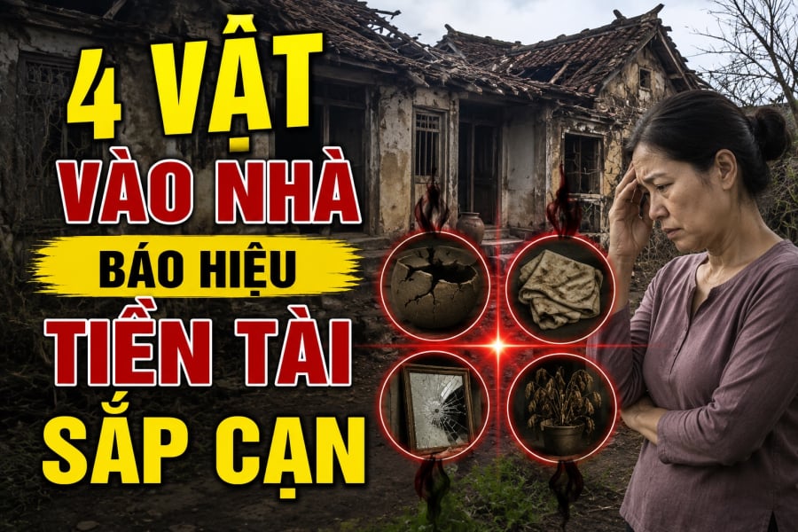 4 vật vào nhà báo hiệu Tiền Tài sắp cạn