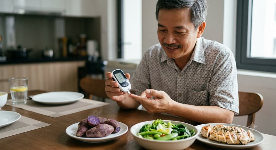 Không nên xem khoai lang là thực phẩm chữa tiểu đường; kiểm soát khẩu phần và theo dõi đường huyết vẫn là điều quan trọng.