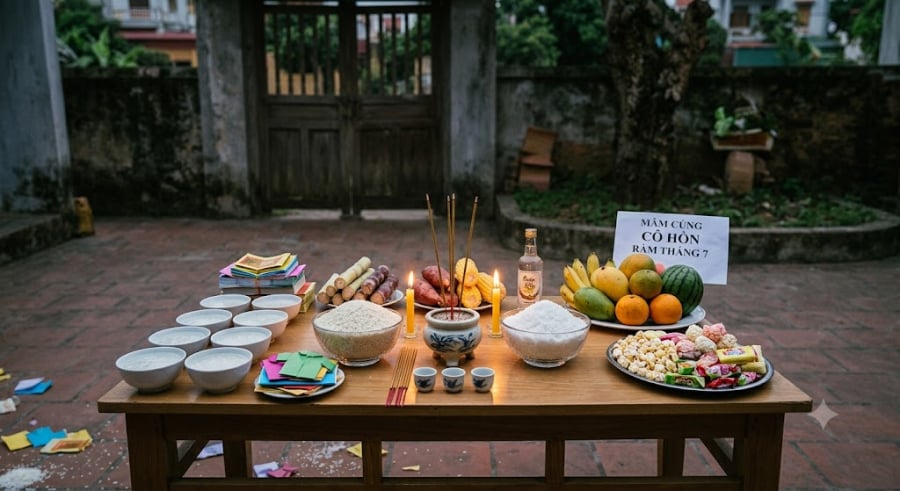 Vu Lan báo hiếu và xá tội vong nhân. Khi Phật giáo du nhập vào Việt Nam, các nghi lễ này đã giao thoa tự nhiên với văn hóa bản địa.