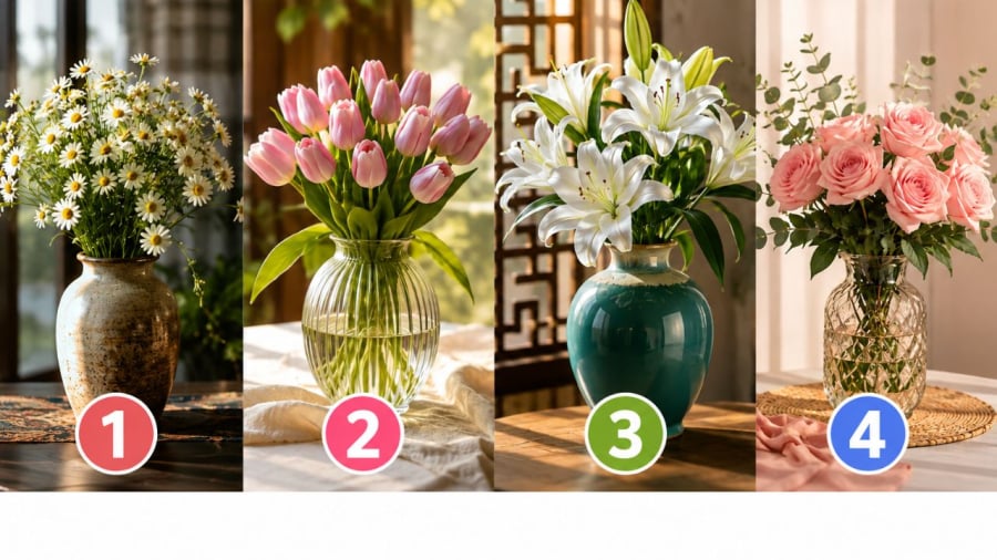 Bạn chọn bình hoa nào?
