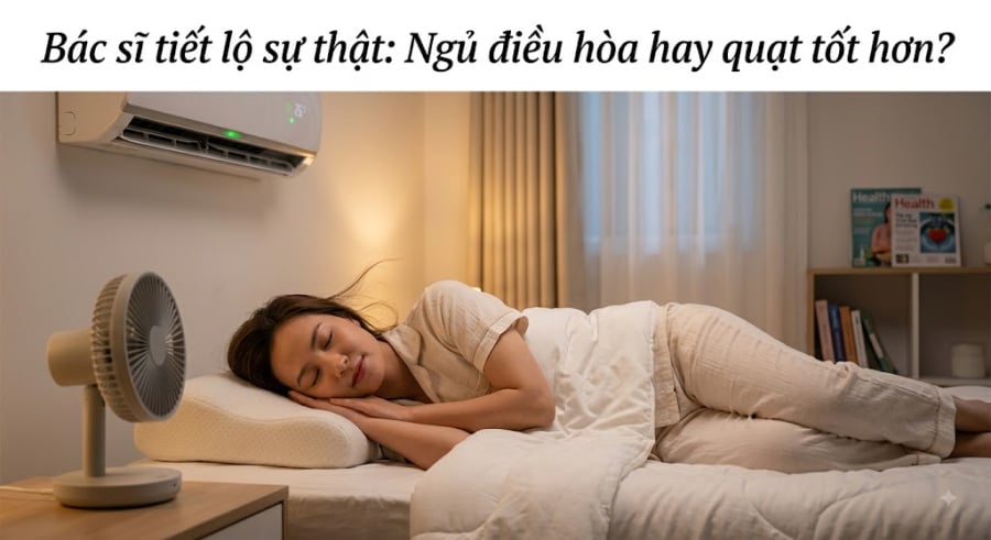 Quạt không làm giảm nhiệt độ không khí mà chỉ làm tăng tốc độ lưu thông luồng khí trên da, giúp mồ hôi bay hơi nhanh hơn. Nếu nhiệt độ phòng ban đêm vượt quá 30°C, luồng khí do quạt thổi ra thực chất là khí nóng.    