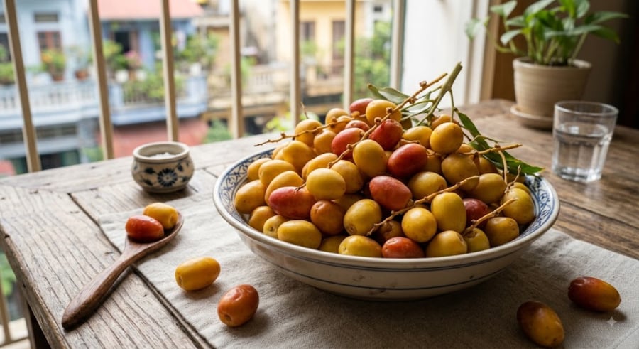 Chà là chứa nguồn carbohydrate và đường tự nhiên dồi dào, giúp cơ thể giải phóng năng lượng nhanh chóng mà không gây tích tụ hóa chất độc hại.    