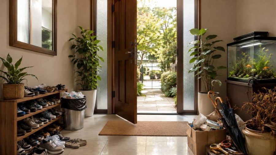 Người xưa nhắc 7 thứ không nên để trước cửa