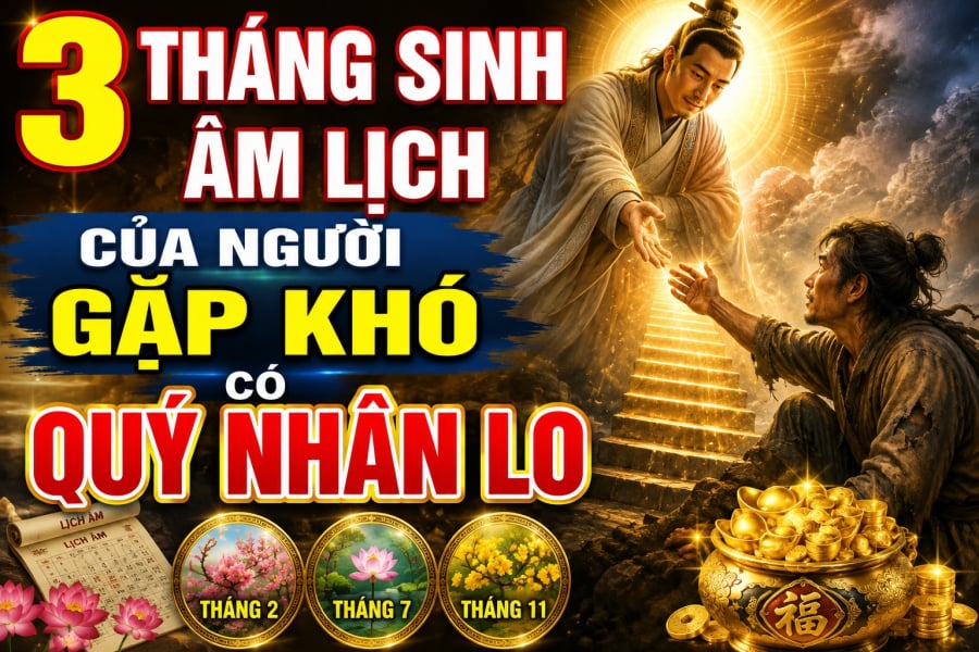 3 tháng sinh âm lịch của người gặp khó có quý nhân lo