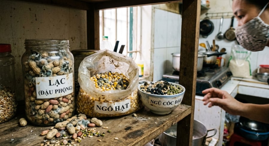 Thực phẩm bị mốc cần được loại bỏ hoàn toàn, không nên tiếc của cắt phần mốc rồi tiếp tục sử dụng.