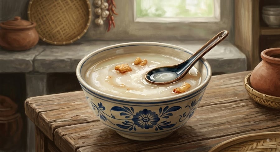 Chỉ nên rán mỡ ở lửa vừa. Khi thấy tóp mỡ vừa chuyển sang màu vàng nhạt là vớt ra ngay, tuyệt đối không để cháy sậm hay có mùi khét.