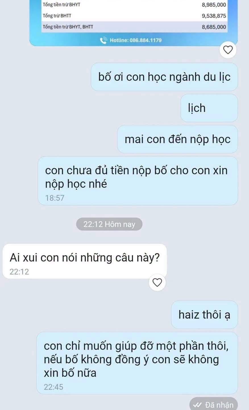 Chỉ một câu trả lời của người bố khiến cô gái lặng người và câu chuyện gây tranh luận trên mạng xã hội.