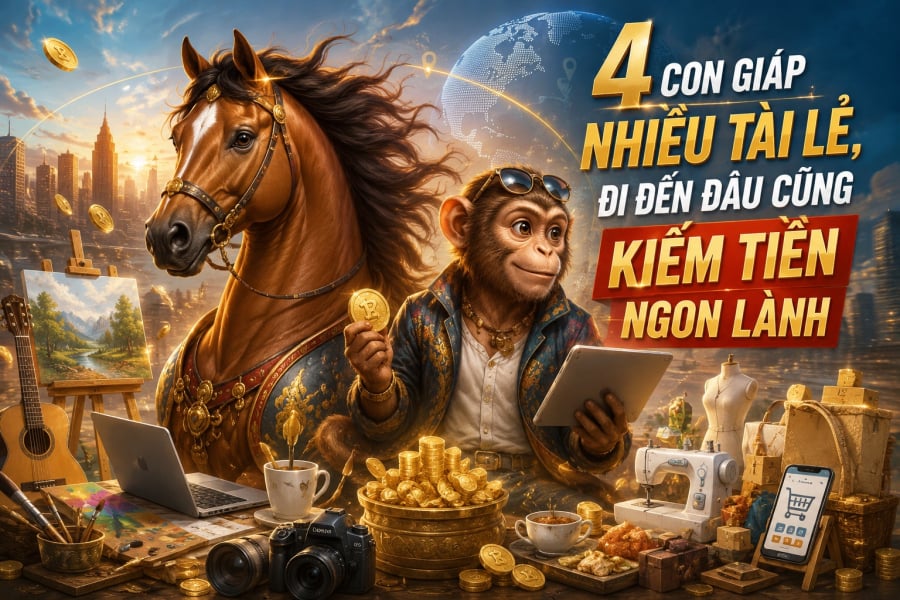 Theo quan niệm tử vi, 4 con giáp dưới đây được xem là những người càng năng động, càng dễ phát huy tài lẻ để tạo thêm thu nhập.