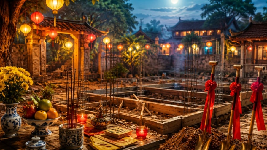 Người xưa thường kiêng khởi công, động thổ và việc lớn trong tháng 7 âm lịch