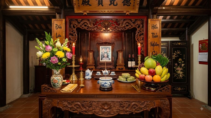 Tháng 7 âm lịch là dịp nhiều gia đình chăm chút bàn thờ, tưởng nhớ tổ tiên và hướng về nguồn cội.