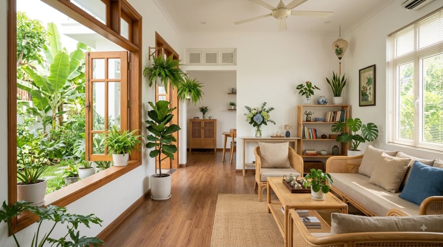 Giữ nhà cửa sạch sẽ, gọn gàng cũng là cách tạo không gian sống dễ chịu và giúp tâm trạng thêm nhẹ nhàng trong tháng 7 âm lịch.