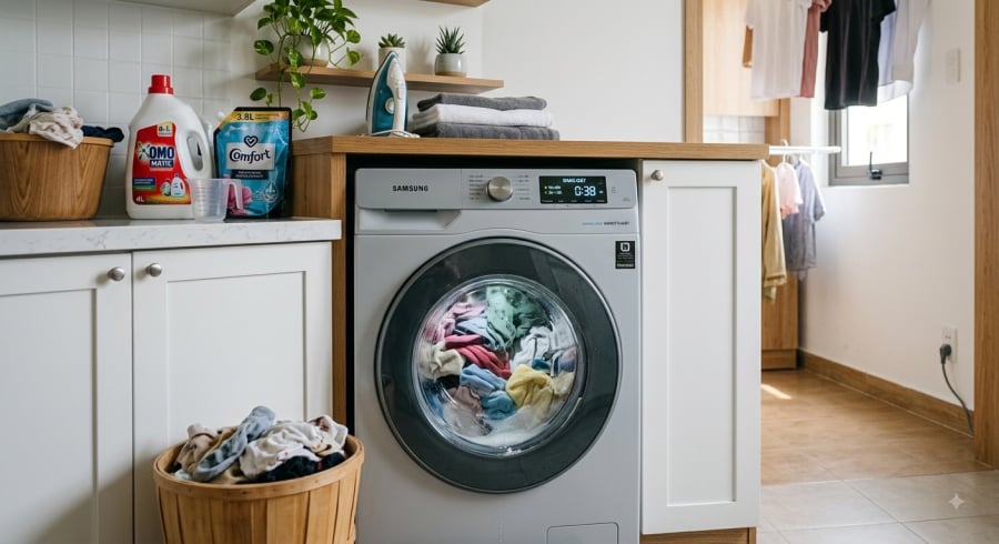 Dùng máy giặt đúng cách giúp quần áo sạch hơn và hạn chế những vấn đề phát sinh trong quá trình sử dụng.