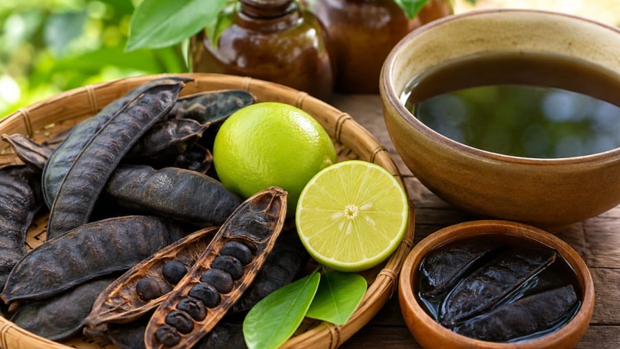 Chanh và bồ kết là hai loại quả quen thuộc được dùng từ xa xưa