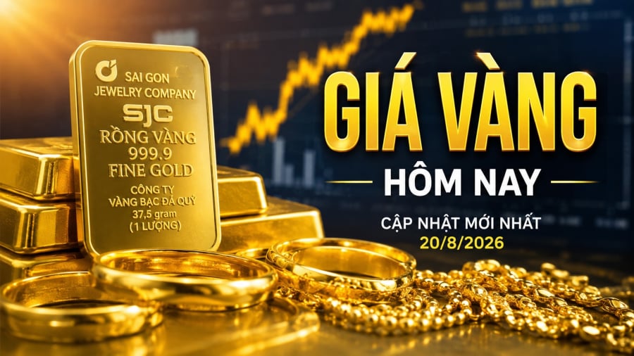 Giá vàng hôm nay 20/8